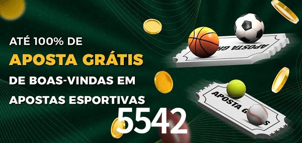 5542 Ate 100% de Aposta Gratis